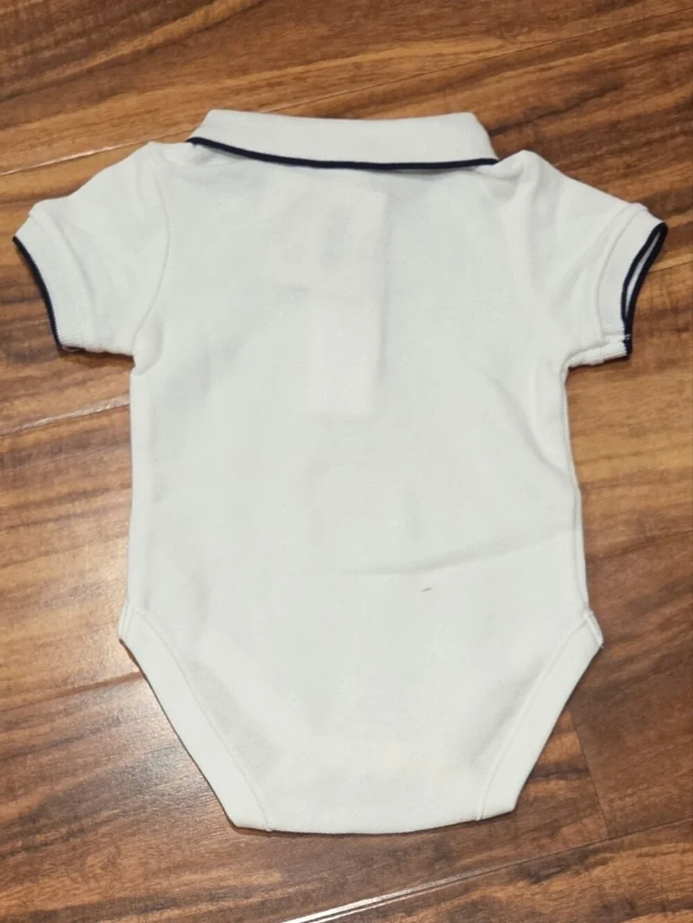 Janie and Jack NWT 0-3 Months Striped Anchor Shortall and Collared Bodysuit